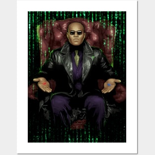 The Matrix Morpheus Posters and Art